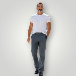 Laird Apparel 34 Gray Blu Performance Pants Stretch Quick Dry Surf Longboard New